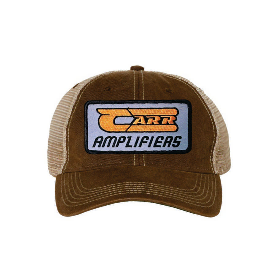 Trucker Cap Brown/Khaki – Carr Amps Attire